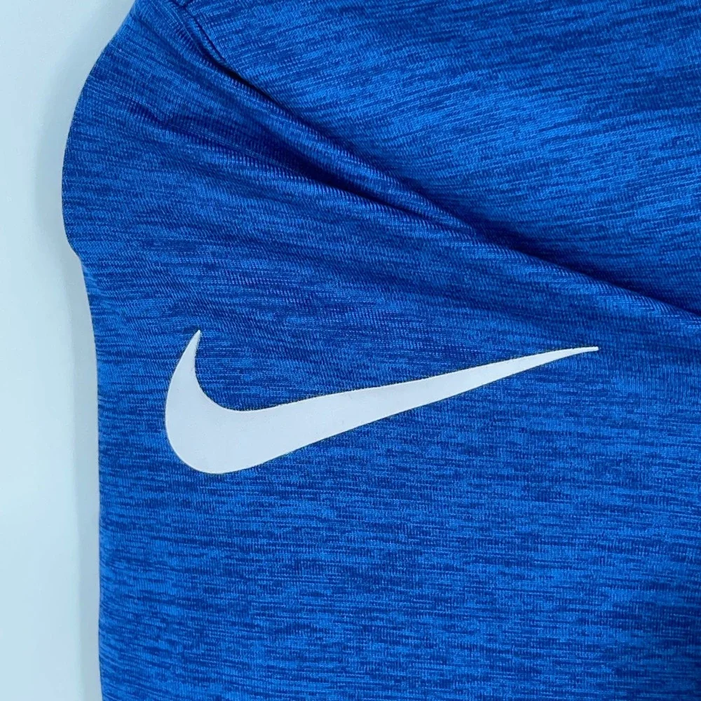 Nike Boys Blue Dri-FIT Graphic Long Sleeve Performance Shirt Size Large‎